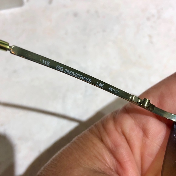 🚫 SOLD - Auth Gucci GG 2653/Strass - Picture 5 of 8